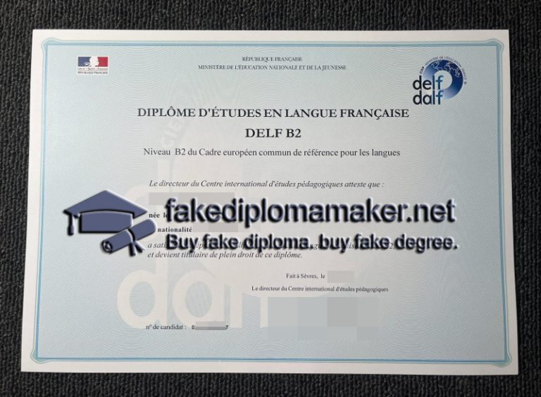 Where To Order A Fake Delf B2 Certificate Online In France?