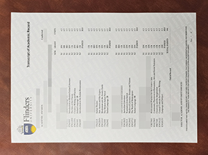 Flinders University transcript copy