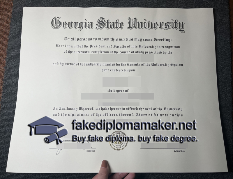 Georgia State University degree