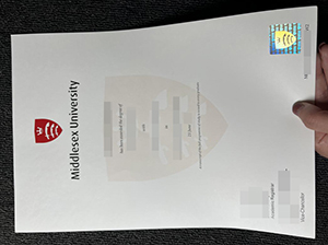 Middlesex University diploma copy