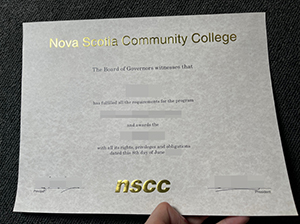 NSCC degree copy