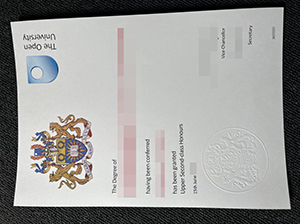 Open University diploma copy