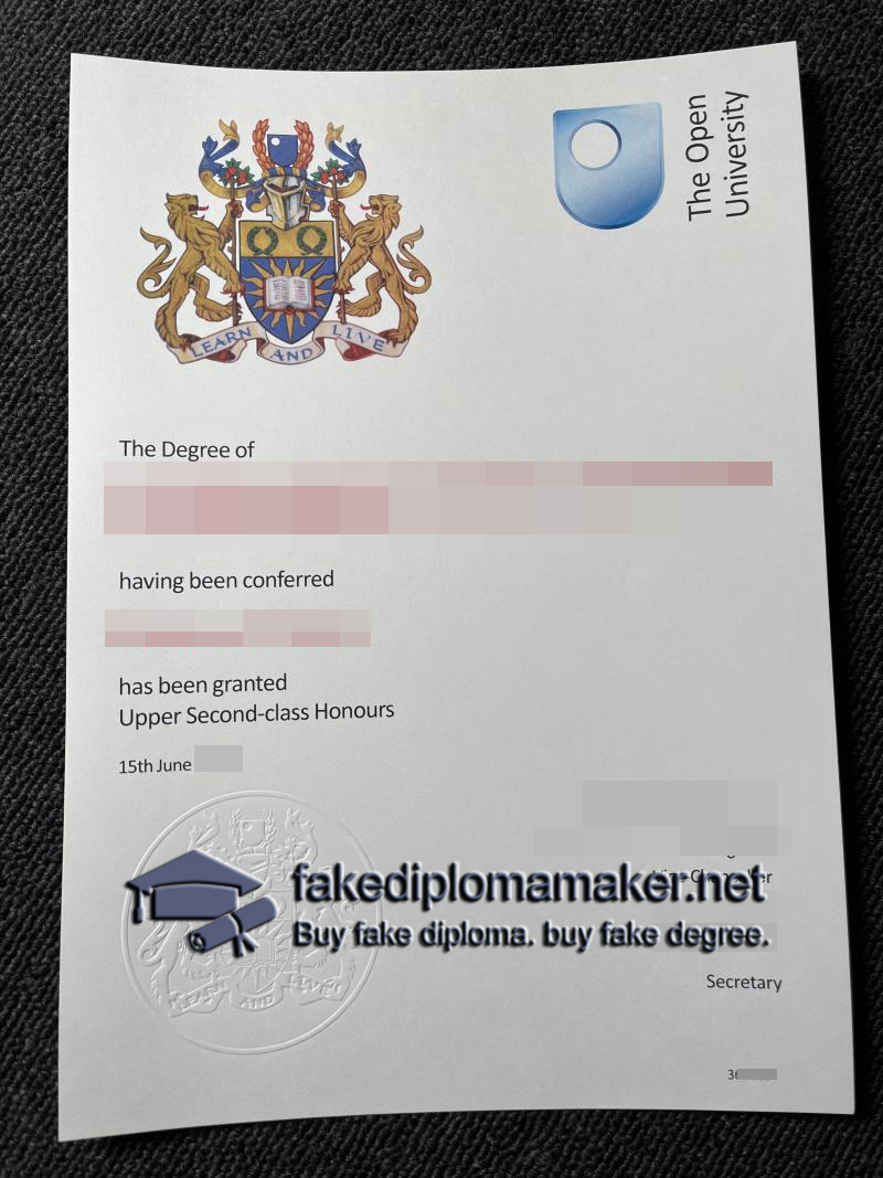 Open University diploma