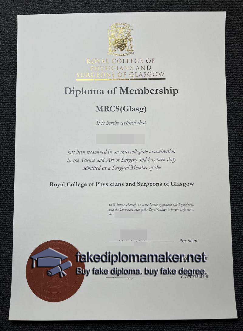 RCPSG diploma