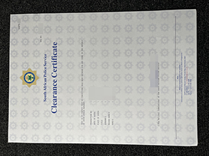 SAPS Clearance Certificate copy