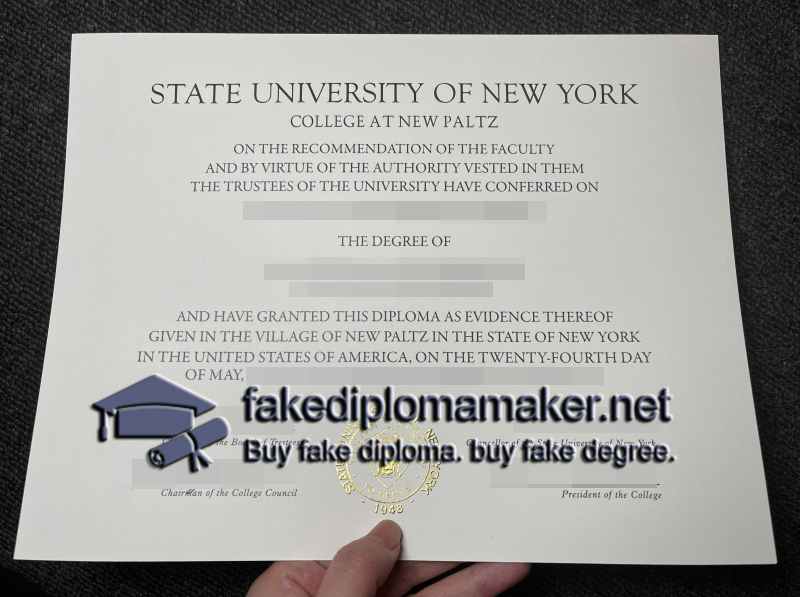 SUNY New Paltz degree