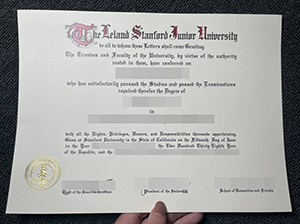 Stanford University diploma copy