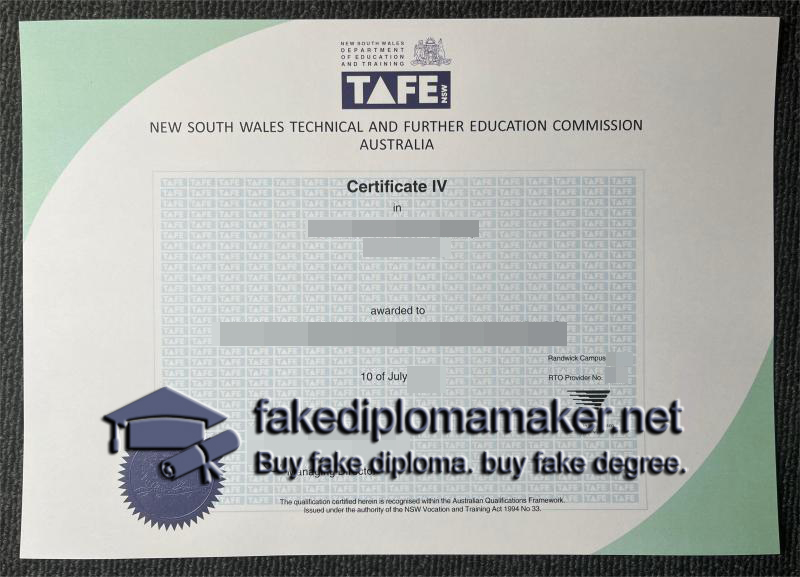 TAFE NSW Certificate IV