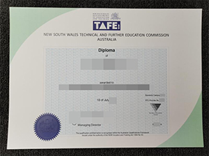 TAFE NSW Certificate copy