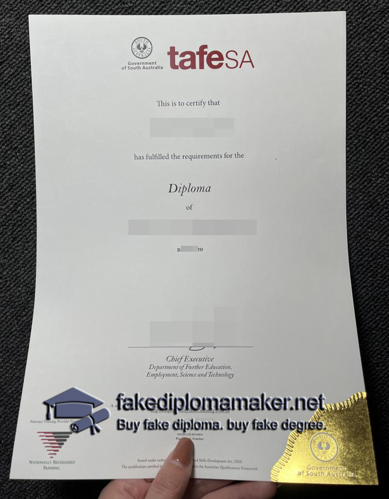 TAFE SA diploma