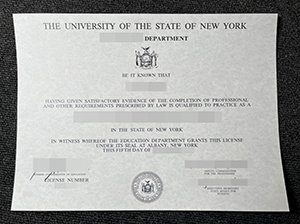 USNY diploma copy