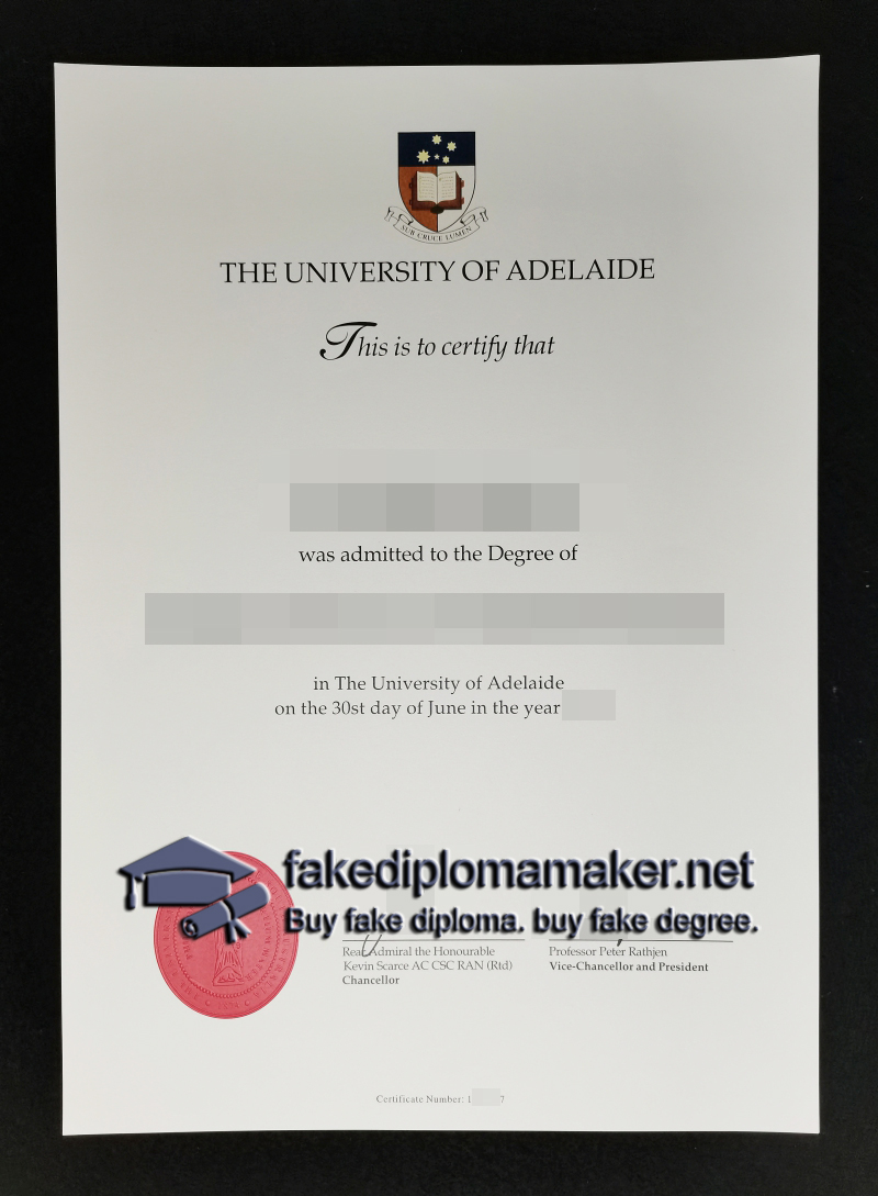 University of Adelaide degree