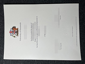 University of Greenwich diploma copy