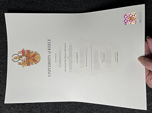 University of Keele degree copy