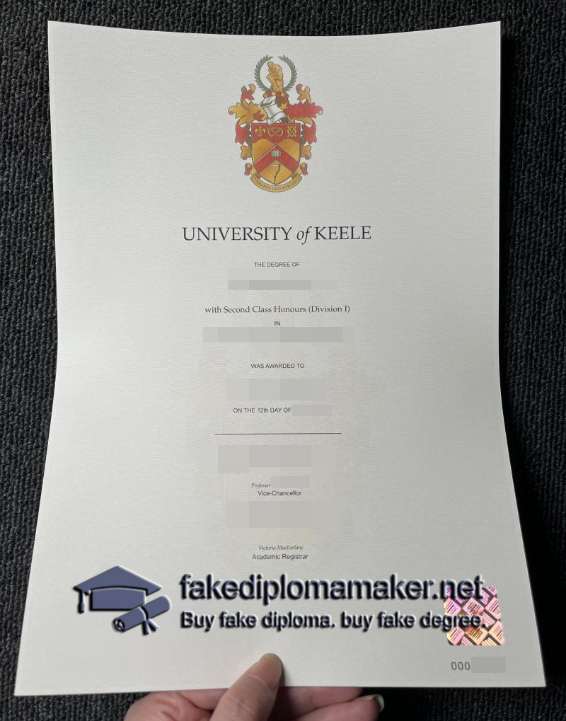 University of Keele degree