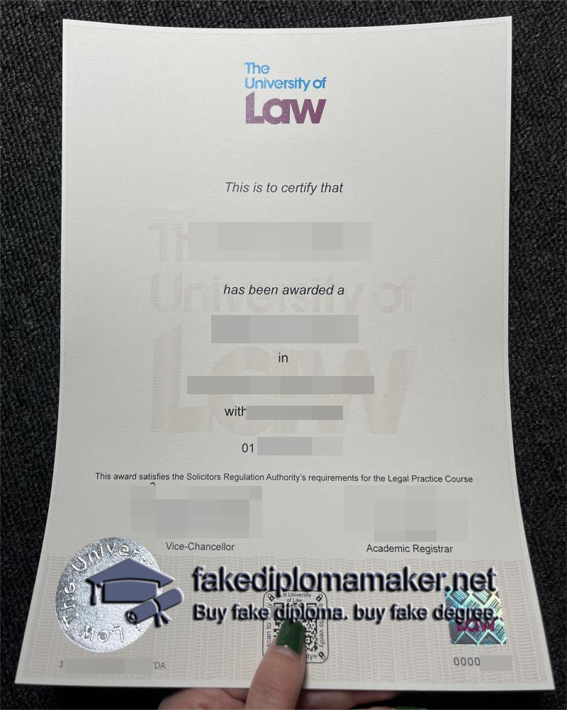 University of Law diploma