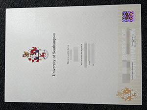 University of Southampton degree copy