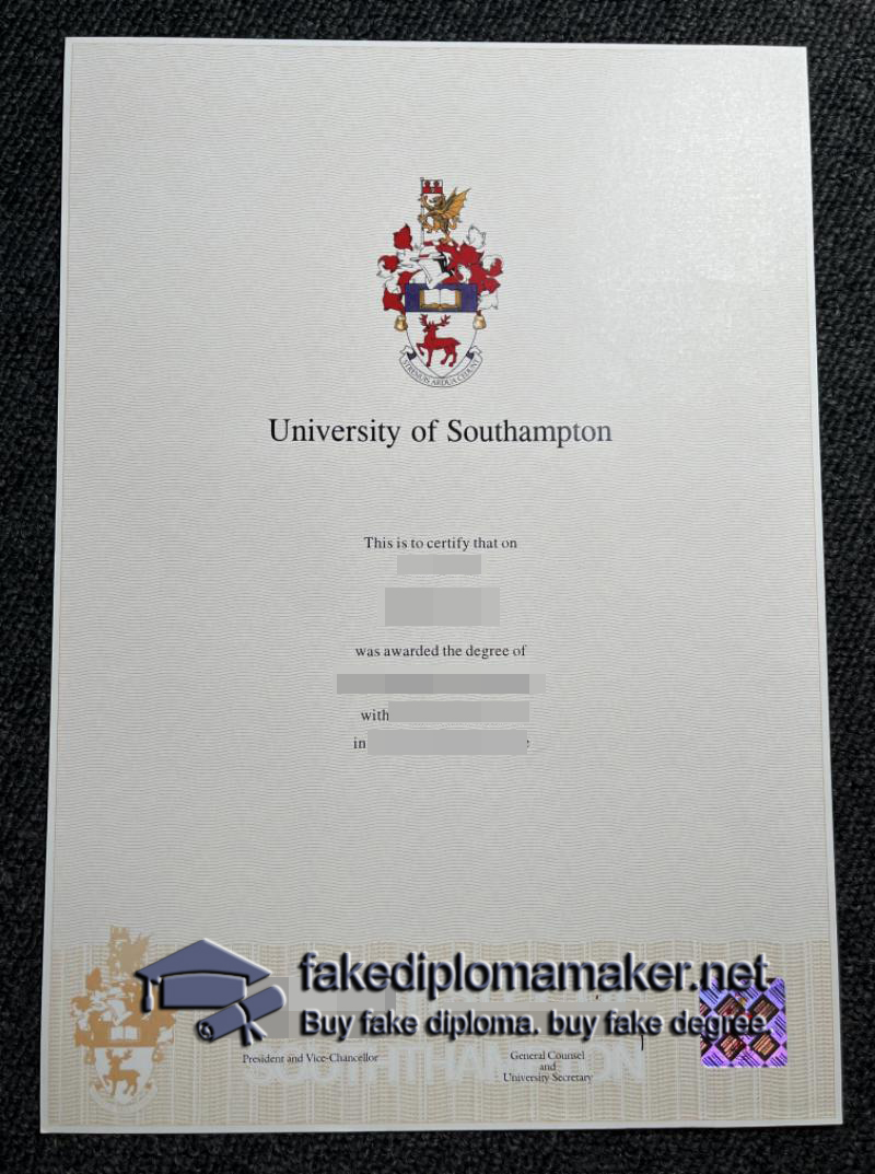 University of Southampton degree