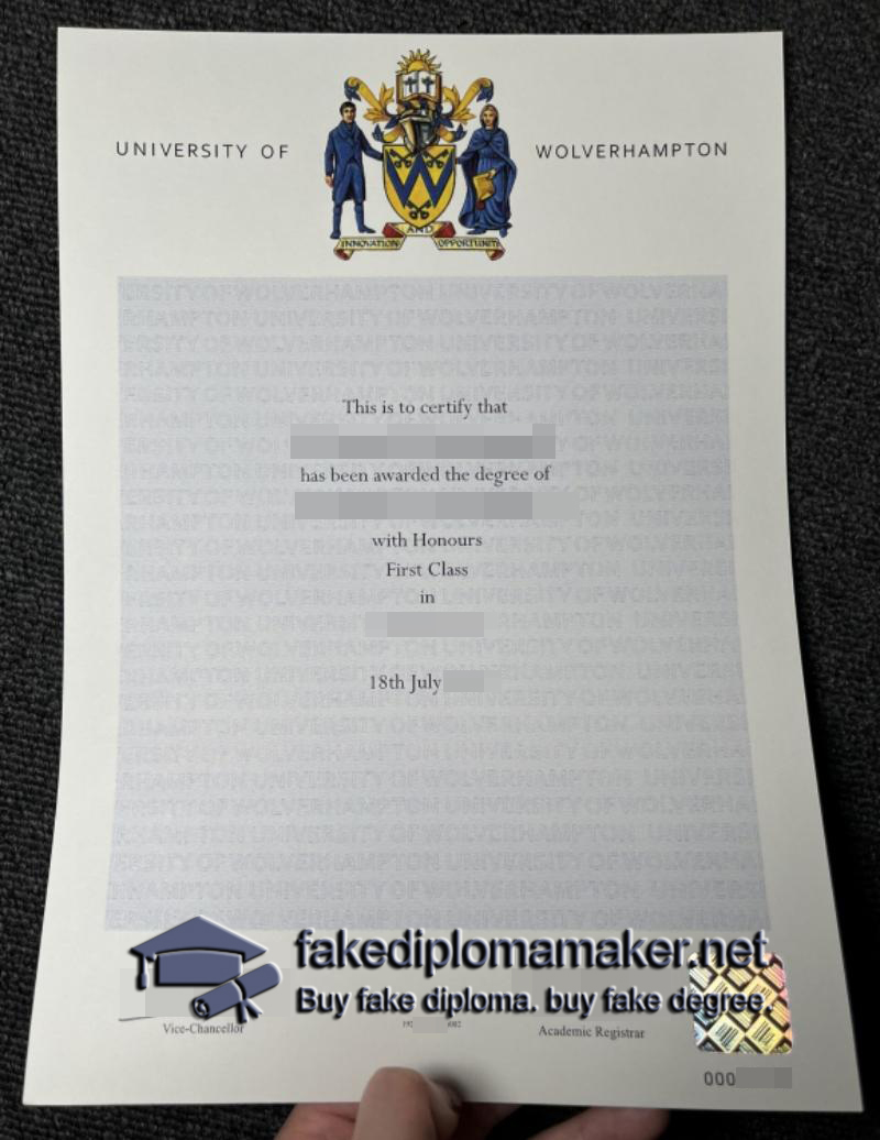 University of Wolverhampton degree