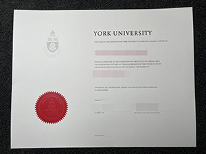 York University diploma copy