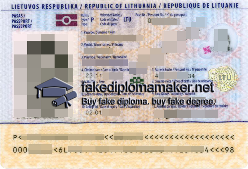 Lithuanian passport