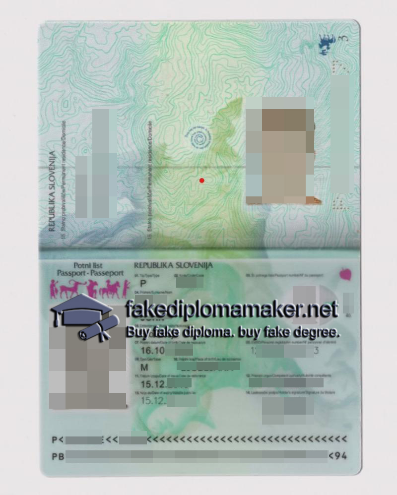 Slovenian passport