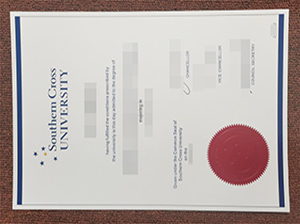 Southern Cross University diploma copy