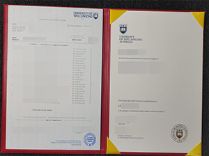 University of Wollongong degree copy