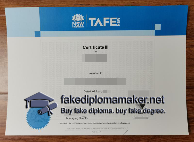 TAFE NSW Certificate III