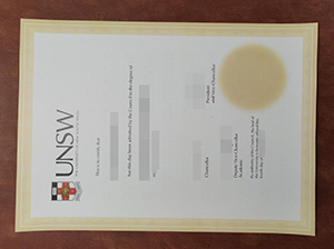 UNSW diploma copy