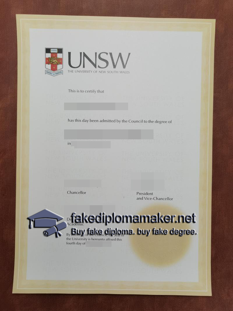 UNSW diploma