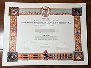 University of Bologna degree copy