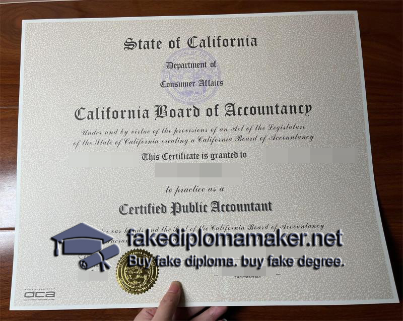 CPA Certification California