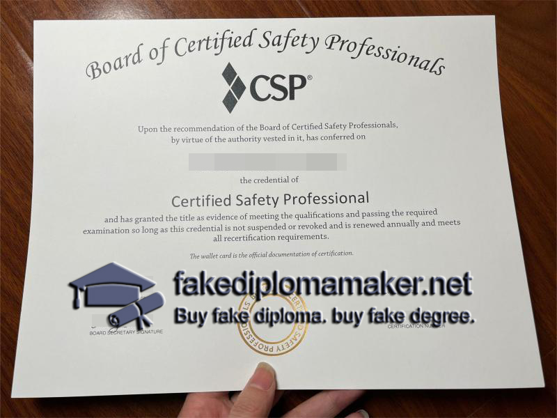 CSP certificate