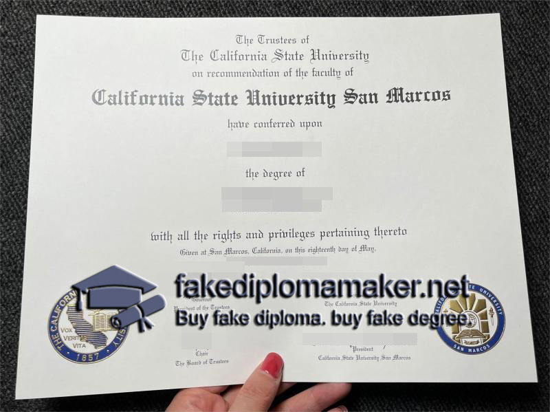 CSUSM diploma