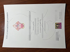 City University of London diploma copy