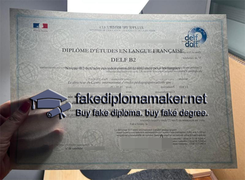 Where To Order A Fake Delf B2 Certificate Online In France?