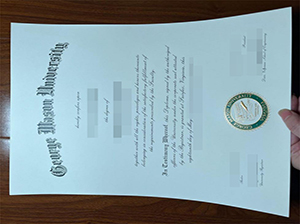 George Mason University diploma copy