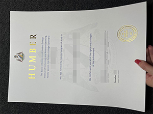 Humber College diploma copy