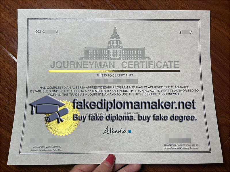 Journeyman Certificate