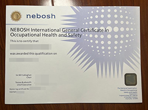 NEBOSH Certificate copy