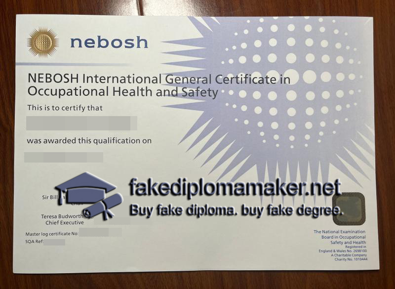 NEBOSH Certificate