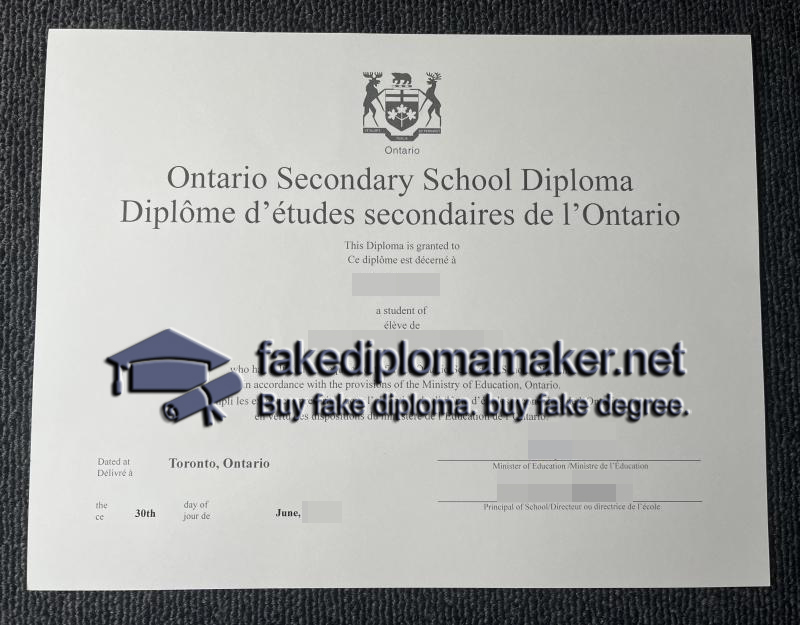 OSSD diploma