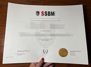 SSBM Geneva diploma copy