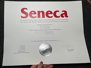 Seneca College diploma copy