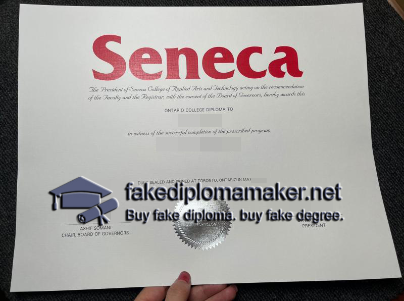 Seneca College diploma