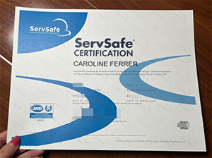 ServSafe certification copy