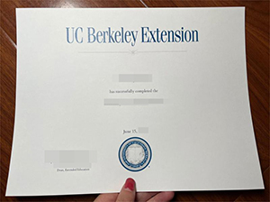 UC Berkeley Extension diploma copy