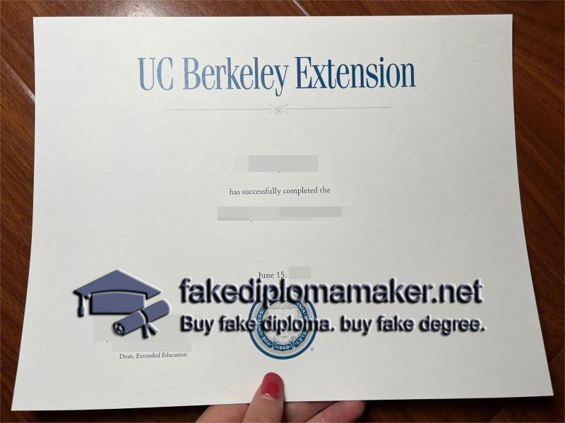 UC Berkeley Extension diploma