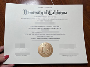 UCLA degree copy